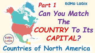 COUNTRIES CAPITALS QUIZ. (North America - part 1). CAN YOU SCORE 12/12?