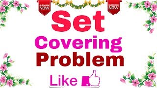 (Ep-12) Algorithm | Set Cover Problem in Algorithm.