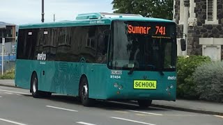 Scania K230UB4 RT454 on 741S parked at Margaret Mahy in Madras St.