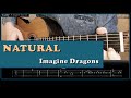 Natural Imagine Dragons Fingerstyle with TABS !!!