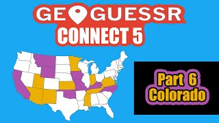 Geoguessr Challange 4 - Connect 5 - 9 - Nevada #geoguessr #gaming #gameplay