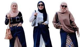 DIY celana bekas kerja jadi look kekinian #diy #mixandmatch #stylingbyme