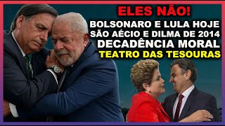 Bolonaro e Lula hoje, são Aécio e Dilma de 2014 - apenas teatro das tesouras