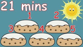 5 Currant Buns! And lots more Nursery Rhymes! 21 minutes!