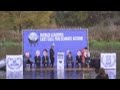 Activists stage partially submerged COP26 protest