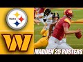 Jayden Daniels l Steelers vs Commanders l 2024 Schedule (Madden 25 Rosters) l PS5 Simulation