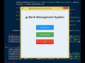 Bank Management System Using SQLite and Tkinter