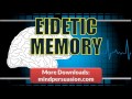 Photographic Memory   Release Your Genius   Eidetic Memory Power
