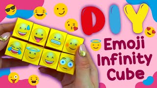 Emoji Infinity Cube - Easy FIDGET TOY Ideas - DIY Stress Toys