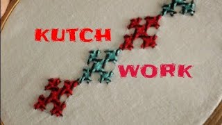 Kutch Work// Gujarati Silai//Sindhi Embroidery Stitch Tutorial//Part 1