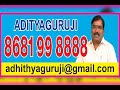 0831 - Guruji Premium Live 9-5-2020 07:00 P.M#astrologeradityaguruji #jothidam