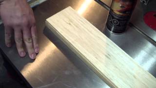 Making a balsa strop