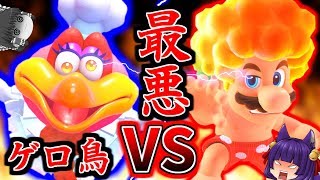 【ゆっくり実況】世界一汚いマリオ…！？マリオvs最強のゲロ鳥！！たくっちのスーパーマリオオデッセイ実況 Part13【たくっち】【バカゲー】