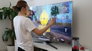 PUBG on a 100 INCH SCREEN!