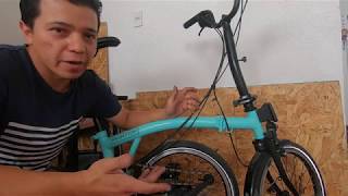 CÓMO REPARAR LA LLANTA TRASERA DE LA BICICLETA BROMPTON. Tips para hacerlo mejor!