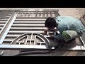 How To Build A House Gate With Stainless Steel