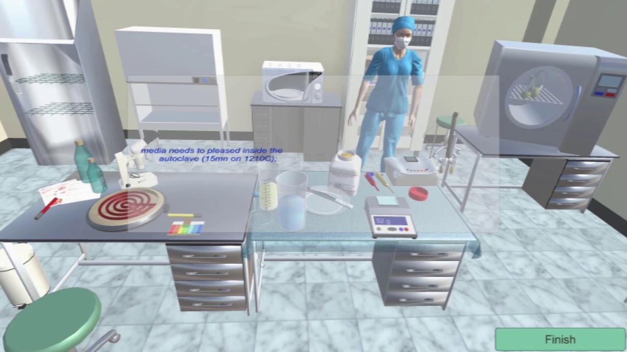 3D Simulations For A Virtual Medical Microbiology Laboratory EMICVL ...