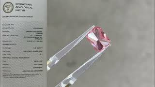 Deep Orangy Pink 3.83ct Fancy Vivid Diamonds SI1 Lab-Grown Diamonds CVD Rediant Jewelry Making