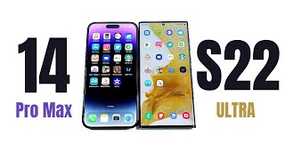 iPhone 14 Pro Max vs Galaxy S22 Ultra Speed Test!