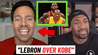 Gilbert Arenas PRESSED By Skap Attack During HEATED Lebron James VS Kobe Bryant Debate!!😡 😤