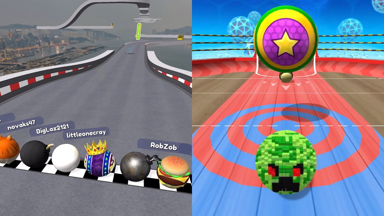 Mobile Games Going Balls Funny Race 10 Vs Goal Ball Gameplay