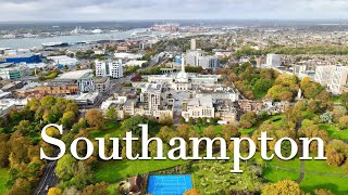 The Beauty of Southampton from the Air | 4K Cinematic Drone | England, UK