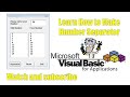 Learn How to make Number Separator in Microsoft Excel using VBA Coding