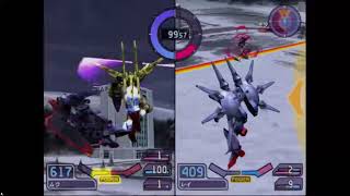 GSD PS2 Route F Akatsuki Gundam アカツキガンダム And Legend Gundam レジェンドガンダム Co Op Game Play