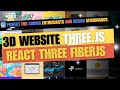 🌟 Creating 𝓢𝓽𝓾𝓷𝓷𝓲𝓷𝓰 3D 𝓦𝓮𝓫𝓼𝓲𝓽𝓮𝓼 🌐 with Three.js & React Fiber 🚀 | Beginner's Guide