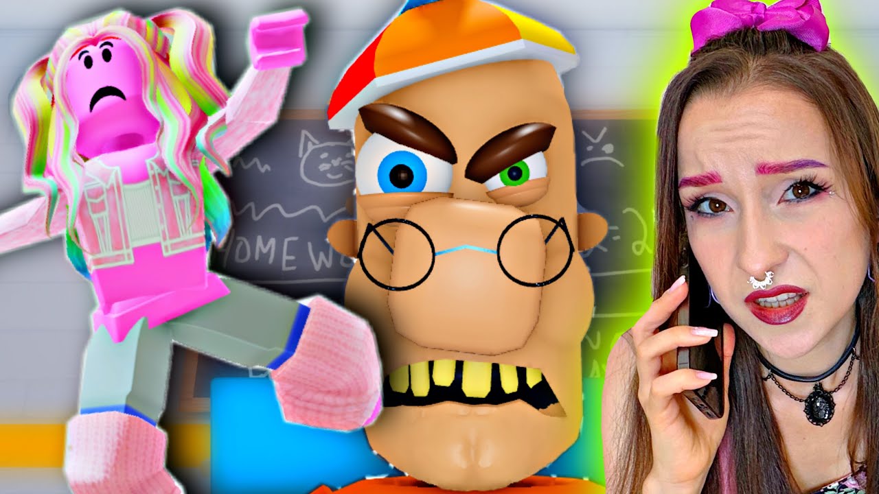 Uciekam Przed Nieznośnym Uczniem Roblox Youtube