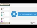 Xamarin Android Tutorial - Sticky Header Recycler View