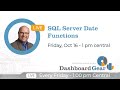 SQL Server Date Functions