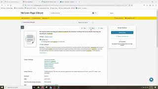 Understand a Journal Article Record