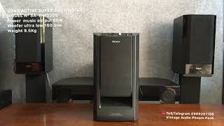 សាប់SONY ACTIVE SUPER SUBWOOFER MODEL №SA-WMS305.Power  music output 60W Woofer ultra low 16cm 9.5Kg