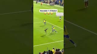 Ronaldo dribble😇⚽️un robot🤖🤯humiliation totale #football #CR7#2024 #sports #soccer#dribbles#robot