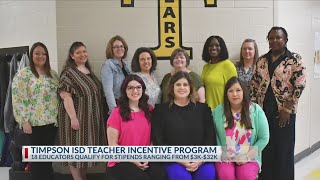 18 Timpson ISD teachers earn up to $32,000 in TIA stipends