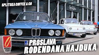 Oldtimer Promo Tour u Splitskoj Coffee \u0026 Co - Proslava rođendana Hajduka