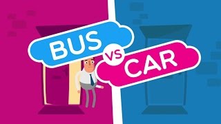 Car vs Bus in the Big Commute