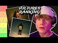 TIER LISTING EVERY VULTURES SONG (uh oh)