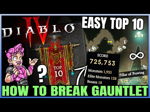 Diablo 4 – This Trick DESTROYS the Gauntlet – Easy Guide to the Top 100 Leaderboard and ENDLESS Score Secrets!