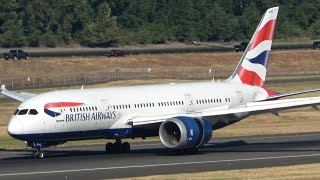 (4K) HOT SUMMER Plane Spotting at PDX - Portland, Oregon