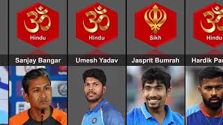 Religion of Indian Cricketers 2023 | Religion of Famous Indian Cricketers