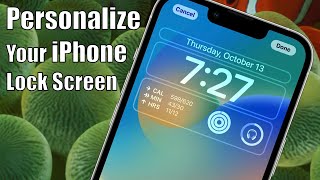 How to Customize Your iPhone Lock Screen on iOS 16 or Newer!