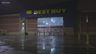 After a quiet, dark Black Friday Eve in Northeast Ohio, when do stores open Friday morning?