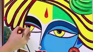 #krishnapainting#krishna #krishnalove#art #radhakrishna #acrylicart#painting#krishnaart #acrylic