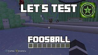 Let's Test - Foosball