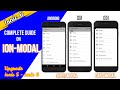 Ionic 6⚡️What's New | Upgrade Ionic 5 - Ionic 6 | Ionic 6 Bottom Sheet | Complete guide on ion-modal