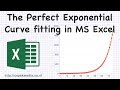 The Perfect Exponential Curve fitting in MS Excel | Mathematics | Curve Fitting | Excel