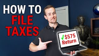 How To File Your Tax Return In 2021 Online For FREE! (Step By Step)