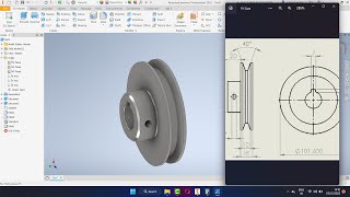 how to make pulleys in autodesk inventor